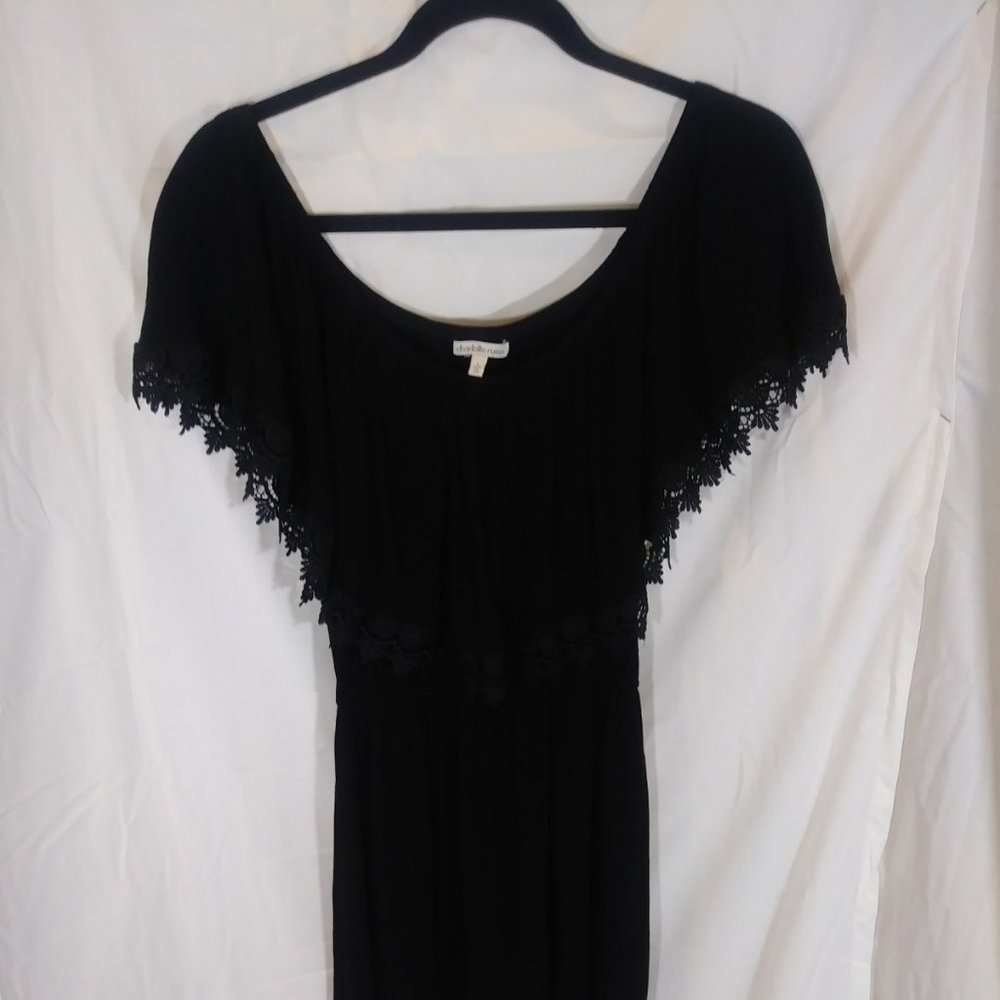 Charlotte Russe Black off the shoulder dress.